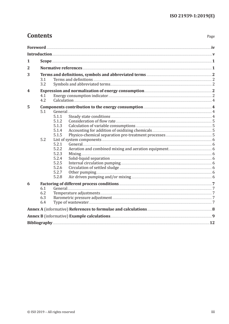 ISO 21939-1:2019 ISO 21939-1:2019 - A method to calculate and express energy consumption of industrial wastewater treatment for the purpose of water reuse — Part 1: Biological processes/24/2019 - Page 3 preview