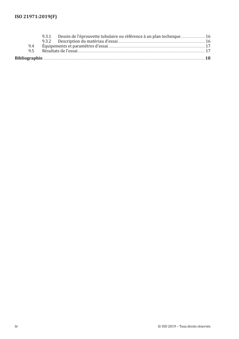 ISO 21971:2019 ISO 21971:2019 - Céramiques techniques (céramiques avancées, céramiques techniques avancées) — Propriétés mécaniques des céramiques composites à température ambiante et à pression atmosphérique — Détermination des propriétés en traction circonférentielle de tubes/11/2019 - Page 4 preview