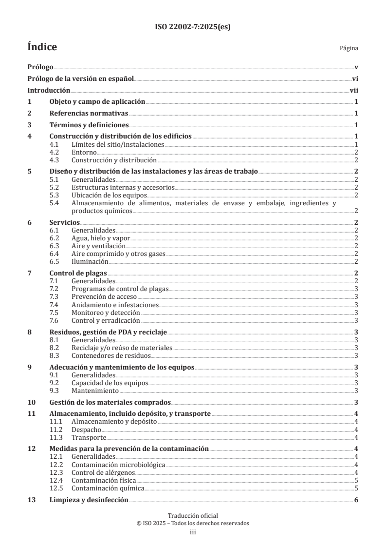 ISO 22002-7:2025 ISO 22002-7:2025 - Prerequisite programmes on food safety — Part 7: Retail and wholesale - Page 3 preview