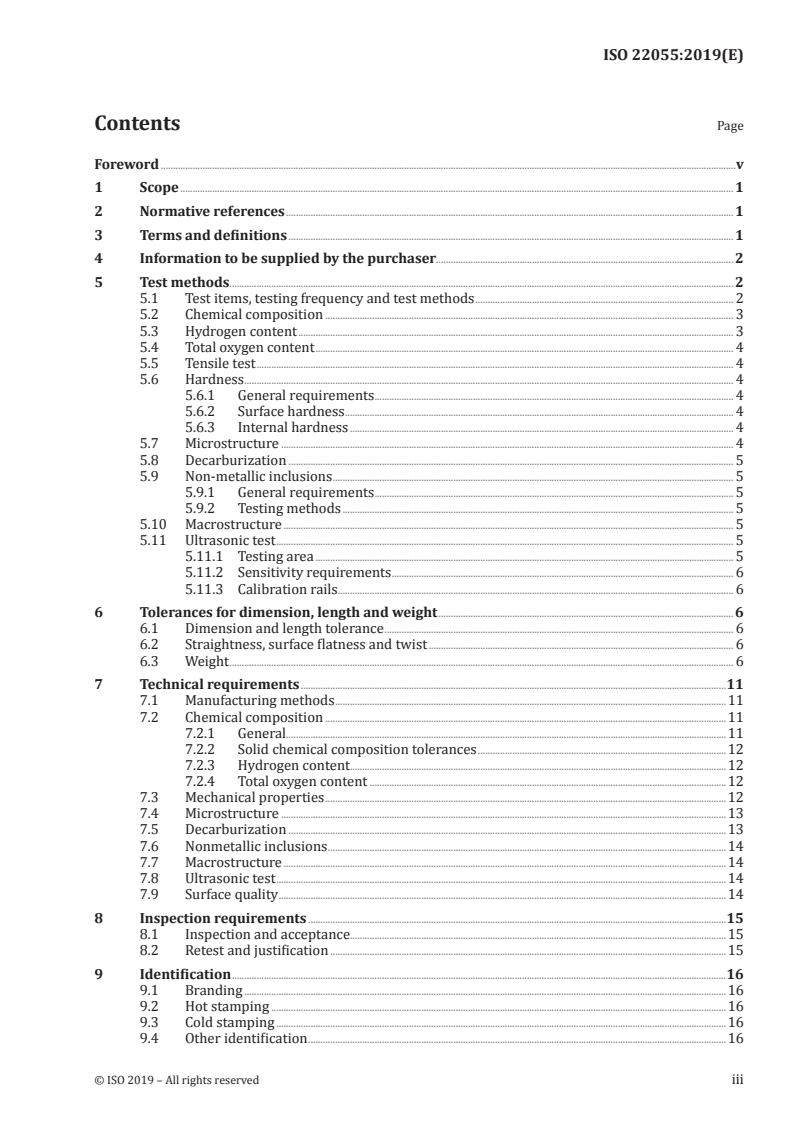 ISO 22055:2019 ISO 22055:2019 - Switch and crossing rails/26/2019 - Page 3 preview