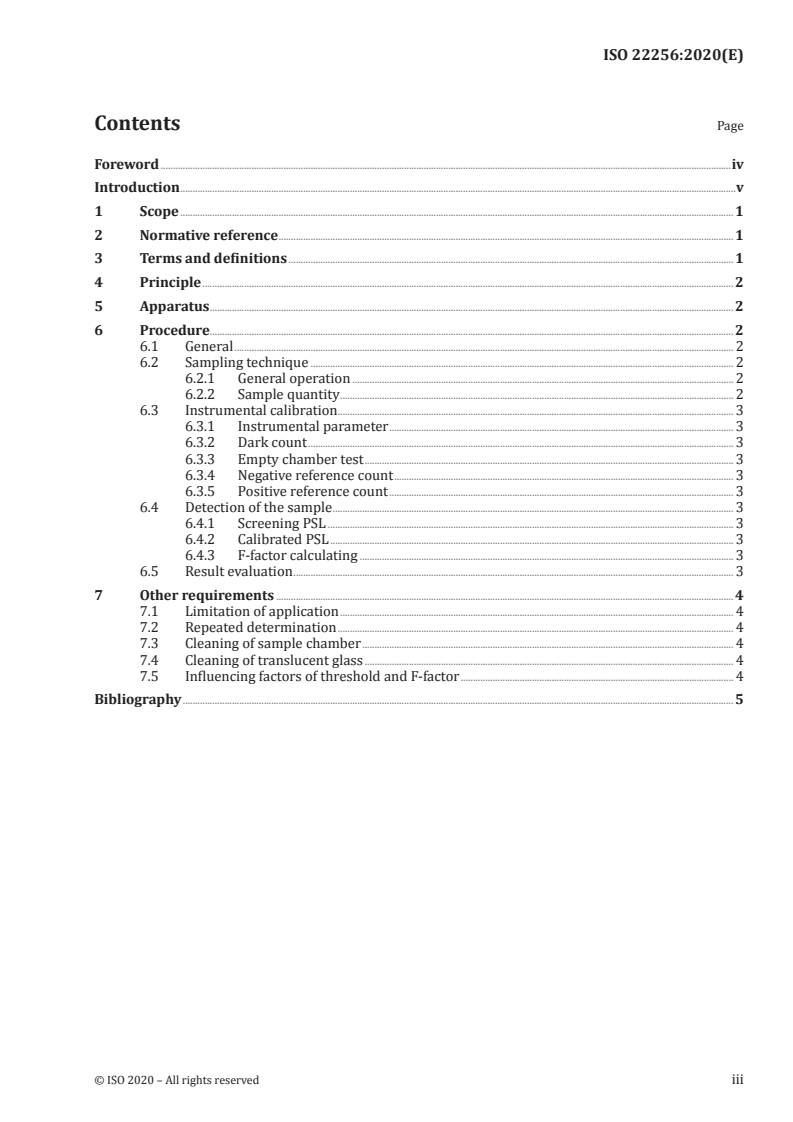 ISO 22256:2020 ISO 22256:2020 - Traditional Chinese medicine — Detection of irradiated natural products by photostimulated luminescence
Released:7/14/2020 - Page 3 preview