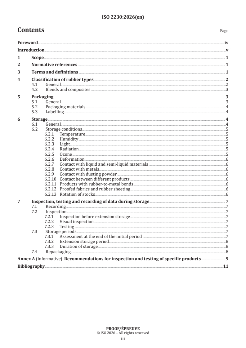 ISO 2230 ISO 2230 - Rubber products — Guidelines for storage/9/2026 - Page 3 preview