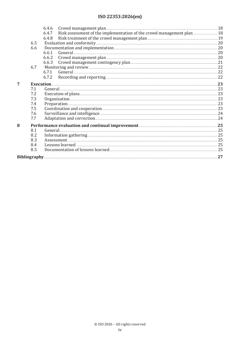 ISO 22353:2026 ISO 22353:2026 - Security and resilience — Guidelines for crowd management - Page 4 preview