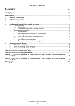 ISO 22368-1:2025 - Matériel de protection des cultures — Méthodes d’essai pour l’évaluation des systèmes de nettoyage — Partie 1: Nettoyage interne de la totalité du pulvérisateur
Released:21. 11. 2025 - Page 3 preview