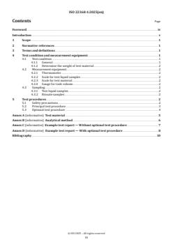 ISO 22368-1:2025 - Crop protection equipment — Test methods for the evaluation of cleaning systems — Part 1: Internal cleaning of complete sprayers
Released:21. 11. 2025 - Page 3 preview