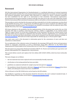 ISO 22368-1:2025 - Crop protection equipment — Test methods for the evaluation of cleaning systems — Part 1: Internal cleaning of complete sprayers
Released:21. 11. 2025 - Page 4 preview