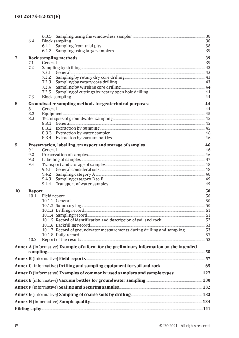 ISO 22475-1:2021 ISO 22475-1:2021 - Geotechnical investigation and testing — Sampling methods and groundwater measurements — Part 1: Technical principles for the sampling of soil, rock and groundwater
Released:10/5/2021 - Page 4 preview