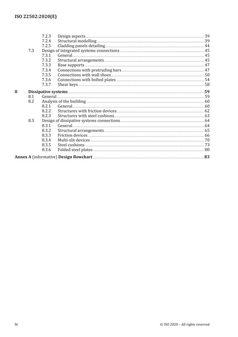 ISO 22502:2020 ISO 22502:2020 - Simplified design of connections of concrete claddings to concrete structures/3/2020 - Page 4 preview