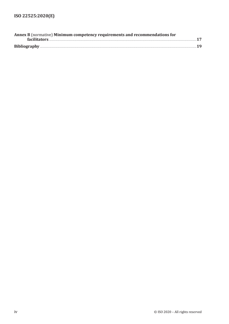 ISO 22525:2020 ISO 22525:2020 - Tourism and related services — Medical tourism — Service requirements/15/2020 - Page 4 preview