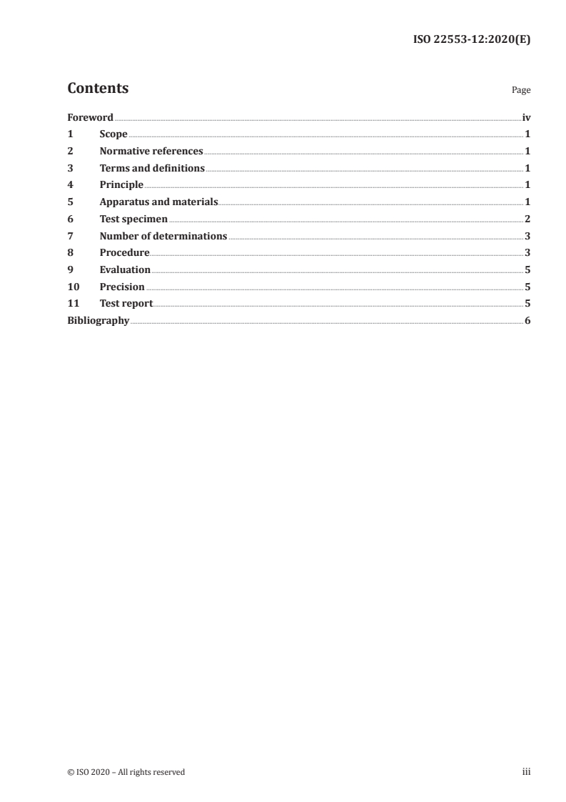 ISO 22553-12:2020 ISO 22553-12:2020 - Paints and varnishes — Electro-deposition coatings — Part 12: Sedimentation on horizontal areas/5/2020 - Page 3 preview