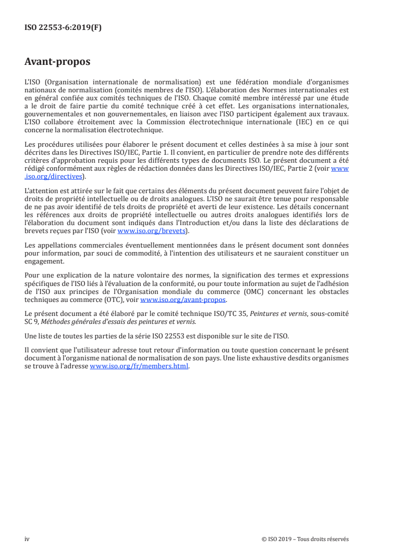 ISO 22553-6:2019 ISO 22553-6:2019 - Peintures et vernis — Peintures d'électrodéposition — Partie 6: Repères d'immersion/7/2020 - Page 4 preview