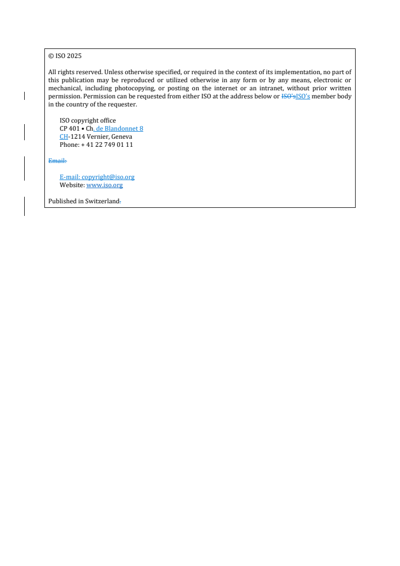 REDLINE ISO 22568-2:2019/PRF Amd 1 - Foot and leg protectors — Requirements and test methods for footwear components — Part 2: Non-metallic toecaps — Amendment 1
Released:9/30/2025