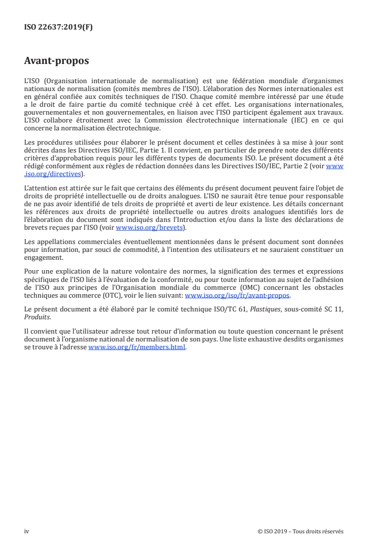 ISO 22637:2019 ISO 22637:2019 - Adhésifs — Essai des adhésifs pour revêtements de sol — Détermination de la résistance électrique des composites et films d'adhésif/25/2019 - Page 4 preview