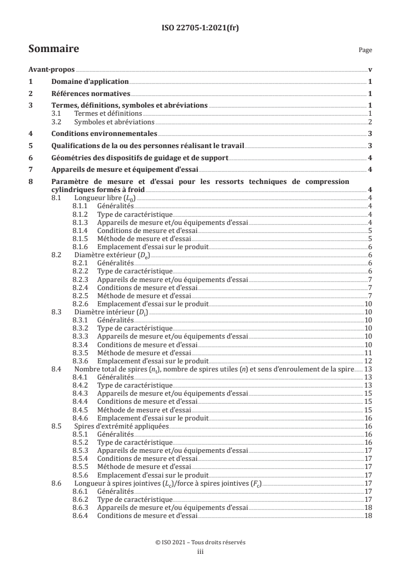 ISO 22705-1:2021 ISO 22705-1:2021 - Ressorts — Mesures et paramètres d'essai — Partie 1: Ressorts hélicoïdaux de compression cylindriques formés à froid
Released:10/7/2025 - Page 3 preview