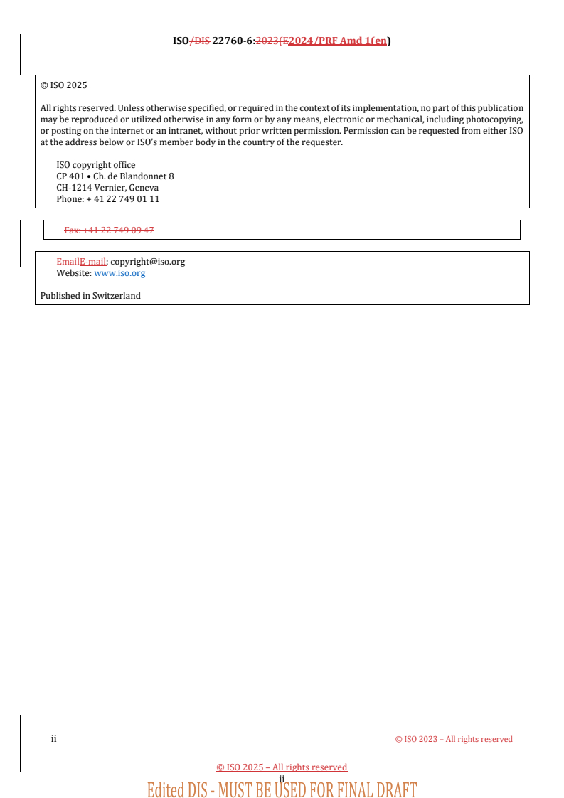 REDLINE ISO 22760-6:2024/PRF Amd 1 - Road vehicles — Dimethyl Ether (DME) fuel system components — Part 6: Pressure relief valve (PRV) — Amendment 1
Released:2. 07. 2025