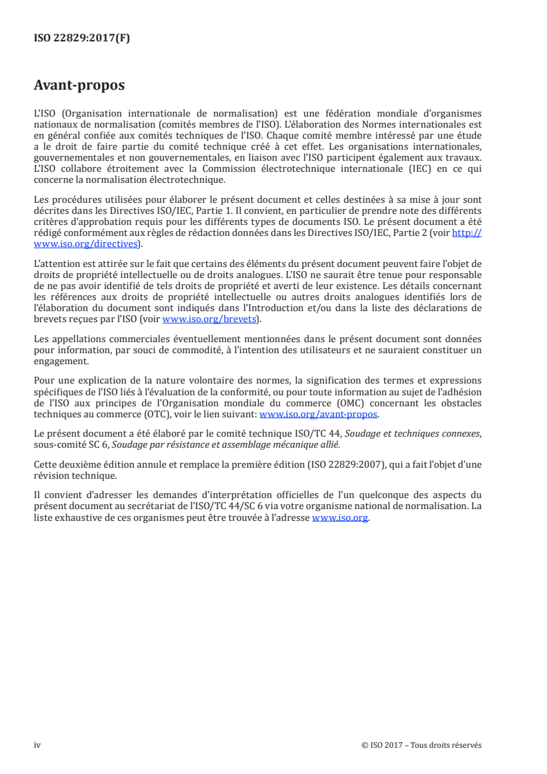 ISO 22829:2017 ISO 22829:2017 - Équipement de soudage par résistance — Transformateurs — Transformateurs-redresseurs pour pinces de soudage à transformateur incorporé alimentés sous une fréquence de 1000 Hz/14/2017 - Page 4 preview