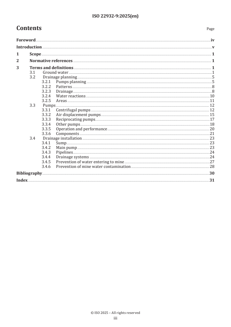ISO 22932-9:2025 ISO 22932-9:2025 - Mining — Vocabulary — Part 9: Drainage
Released:7. 07. 2025 - Page 3 preview