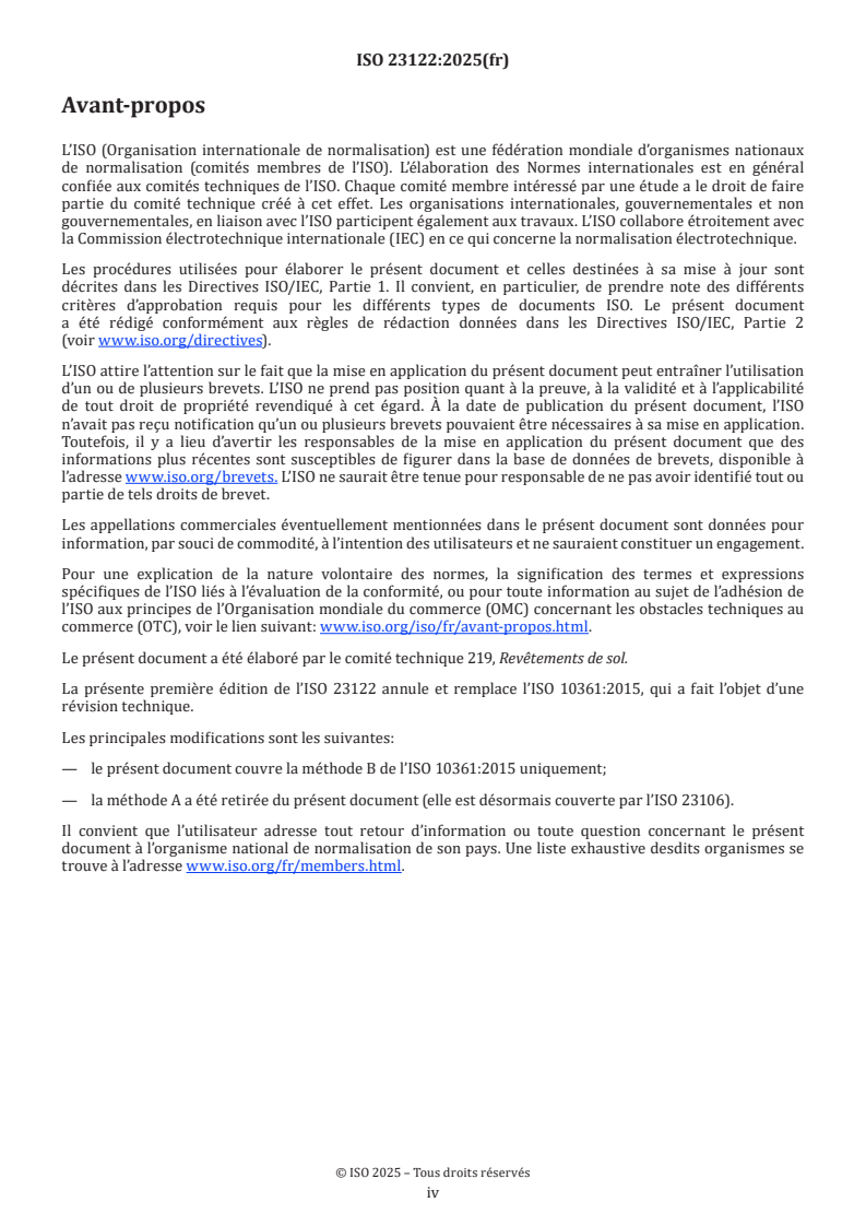 ISO 23122:2025 ISO 23122:2025 - Revêtements de sol textiles — Production de changements d'aspect au moyen d’un tambour d’essai pour hexapode
Released:4. 07. 2025 - Page 4 preview