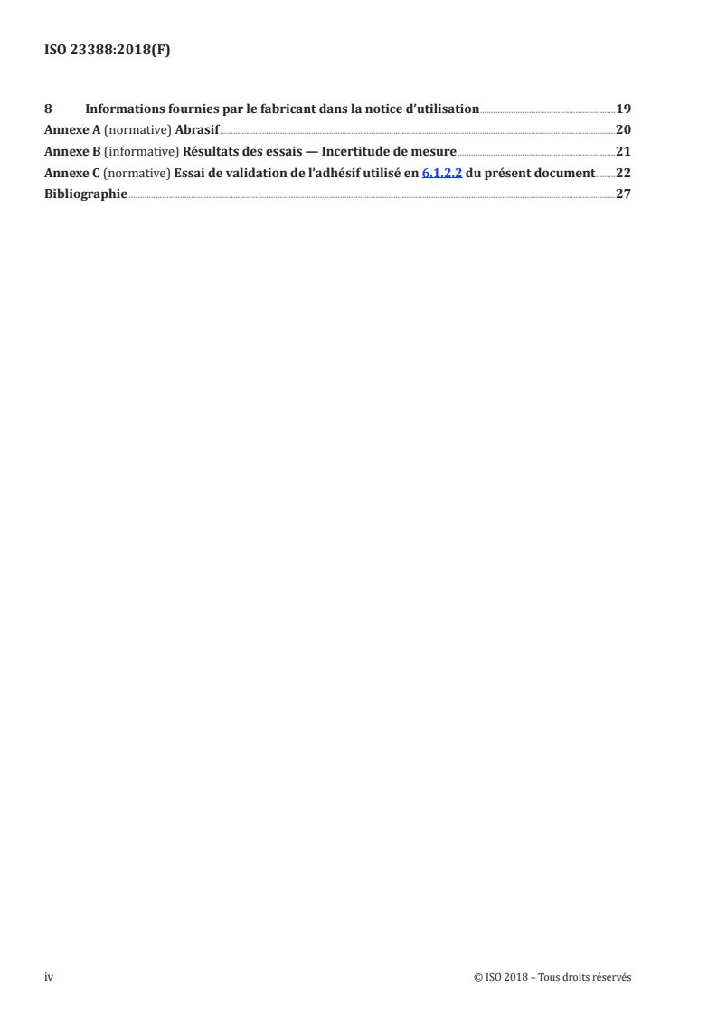 ISO 23388:2018 ISO 23388:2018 - Gants de protection contre les risques mécaniques/21/2018 - Page 4 preview