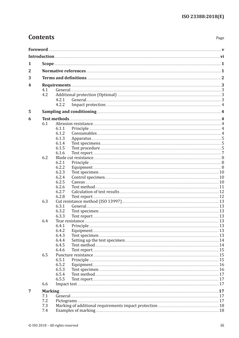 ISO 23388:2018 ISO 23388:2018 - Protective gloves against mechanical risks/21/2018 - Page 3 preview