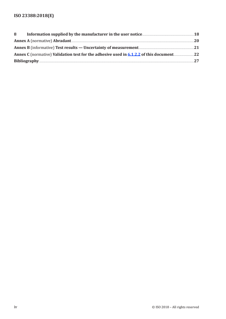 ISO 23388:2018 ISO 23388:2018 - Protective gloves against mechanical risks/21/2018 - Page 4 preview