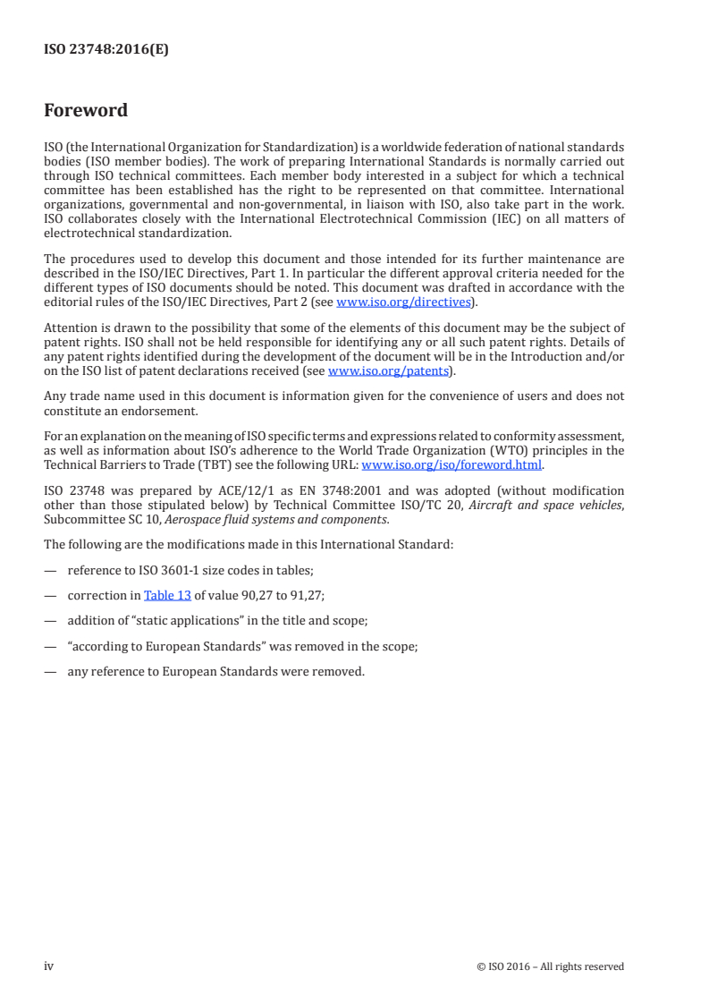 ISO 23748:2016 ISO 23748:2016 - Aerospace series — O-ring grooves — Dimensions/6/2016 - Page 4 preview