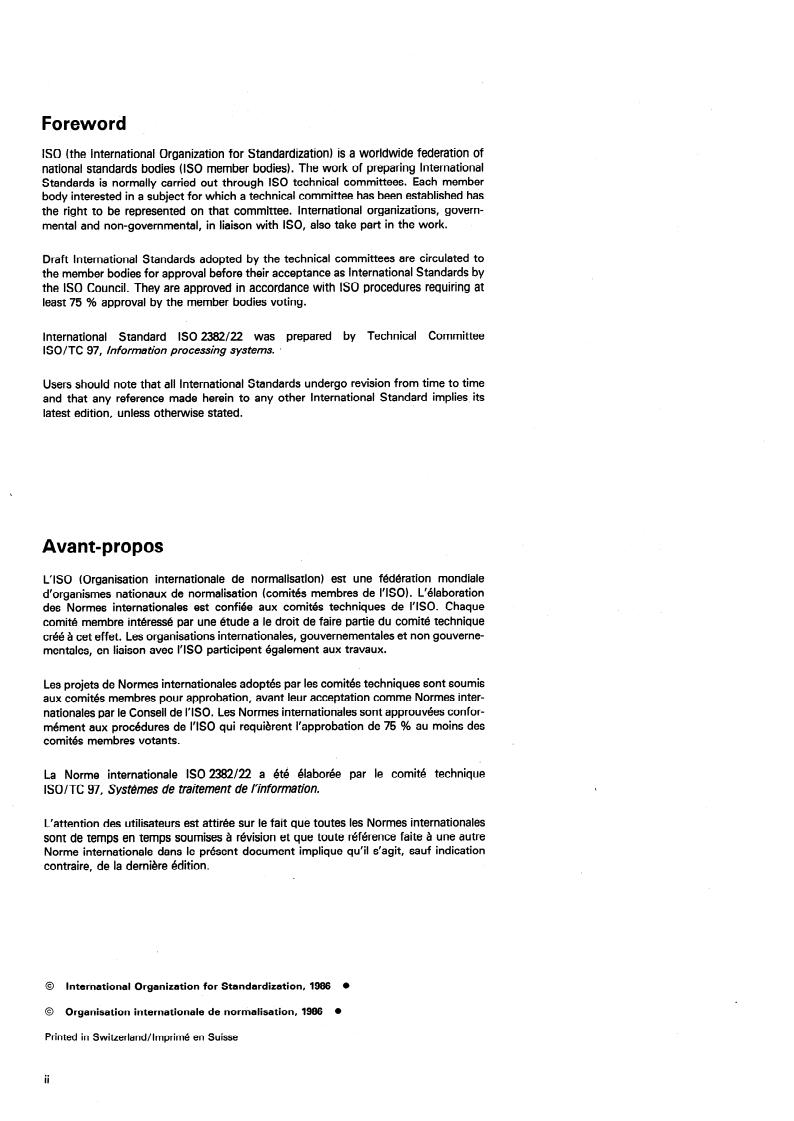 ISO 2382-22:1986 ISO 2382-22:1986 - Information processing systems — Vocabulary — Part 22: Calculators/14/1986 - Page 2 preview