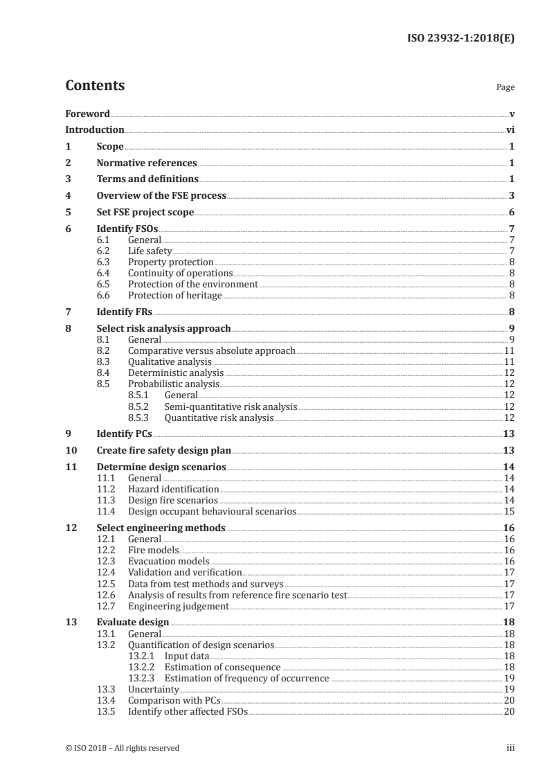 ISO 23932-1:2018 ISO 23932-1:2018 - Fire safety engineering — General principles — Part 1: General/19/2018 - Page 3 preview