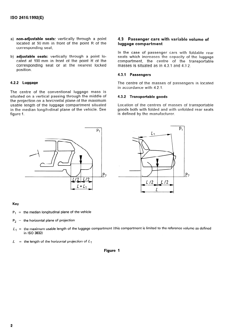 ISO 2416:1992 ISO 2416:1992 - Passenger cars — Mass distribution/7/1992 - Page 4 preview