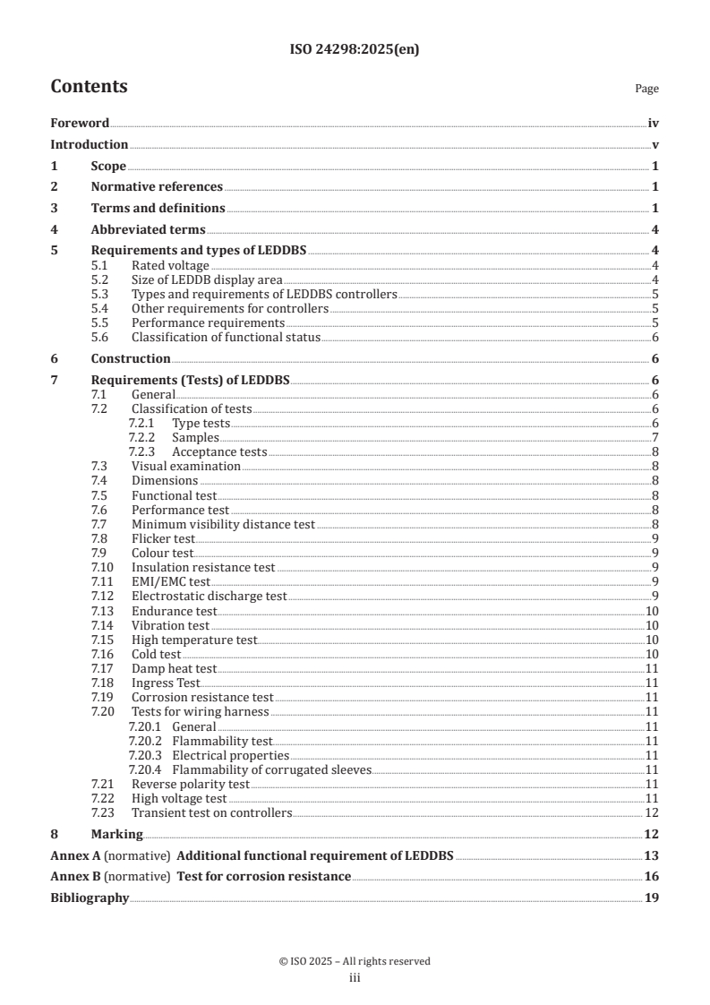 ISO 24298:2025 ISO 24298:2025 - Intelligent transport systems — Public transport — Light emitting diode (LED) destination board system for public transport buses
Released:9. 07. 2025 - Page 3 preview