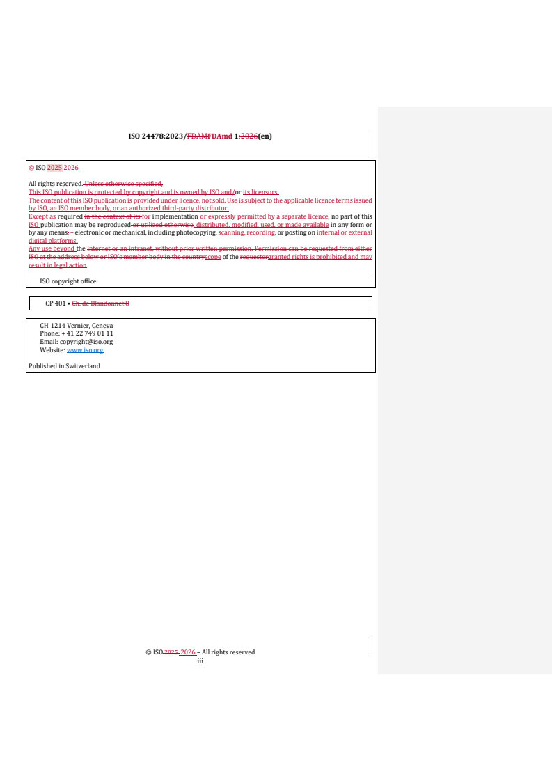 ISO 24478:2023/FDAmd 1 REDLINE ISO 24478:2023/FDAmd 1 - Railway applications — Braking — General vocabulary — Amendment 1 - Page 3 preview