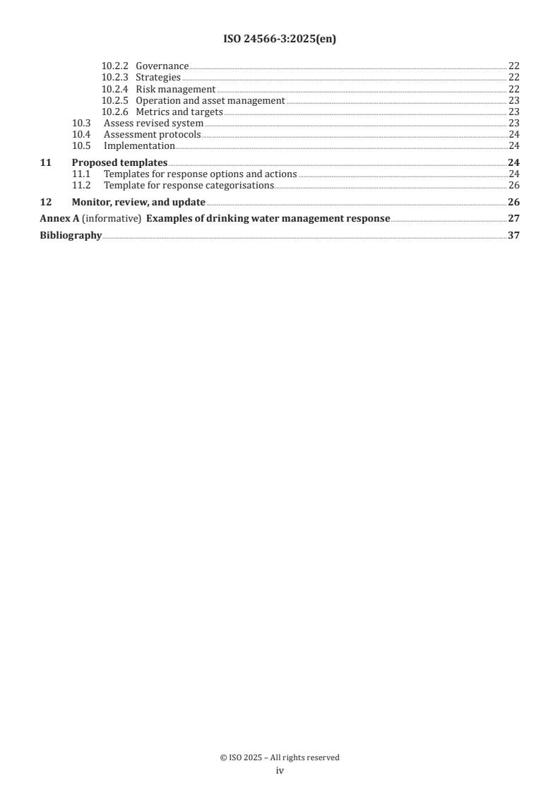 ISO 24566-3:2025 ISO 24566-3:2025 - Drinking water, wastewater and stormwater systems and services — Adaptation of water services to climate change impacts — Part 3: Drinking water services
Released:24. 10. 2025 - Page 4 preview