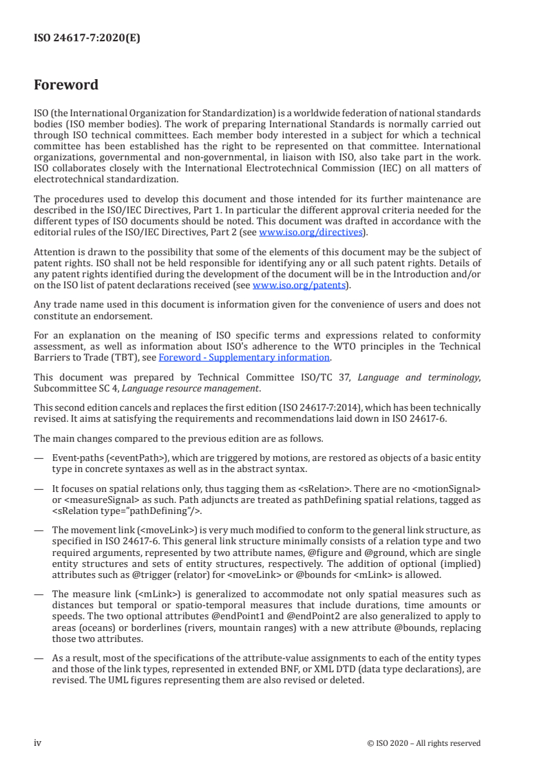 ISO 24617-7:2020 ISO 24617-7:2020 - Language resource management — Semantic annotation framework — Part 7: Spatial information/29/2020 - Page 4 preview