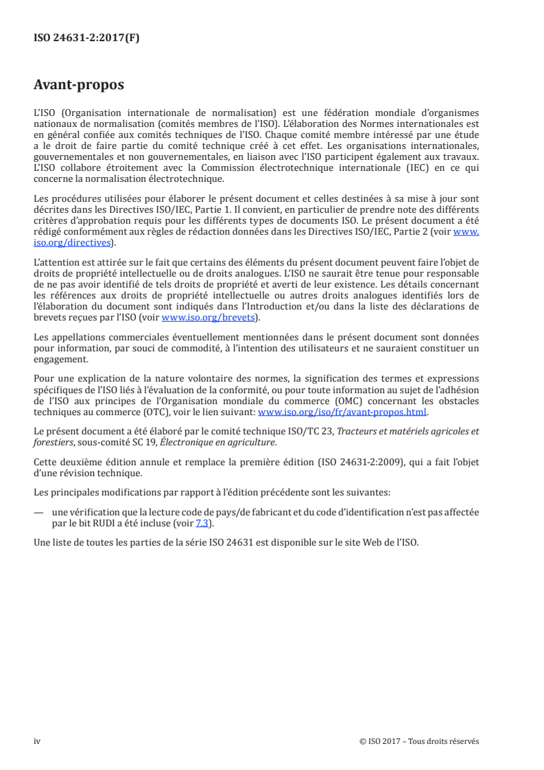 ISO 24631-2:2017 ISO 24631-2:2017 - Identification des animaux par radiofréquence — Partie 2: Évaluation de la conformité des émetteurs-récepteurs RFID à l'ISO 11784 et à l'ISO 11785/15/2017 - Page 4 preview