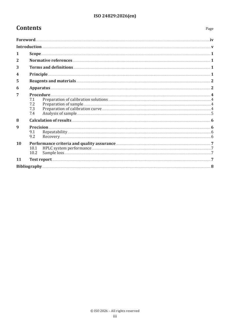 ISO 24829:2026 ISO 24829:2026 - Plastics — Polyether polyols and polymer polyols — Determination of aldehydes and ketones - Page 3 preview