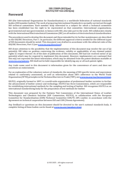 ISO 25089:2025 ISO 25089:2025 - Leather — Tests for colour fastness — Colour fastness to sea water
Released:21. 07. 2025 - Page 4 preview