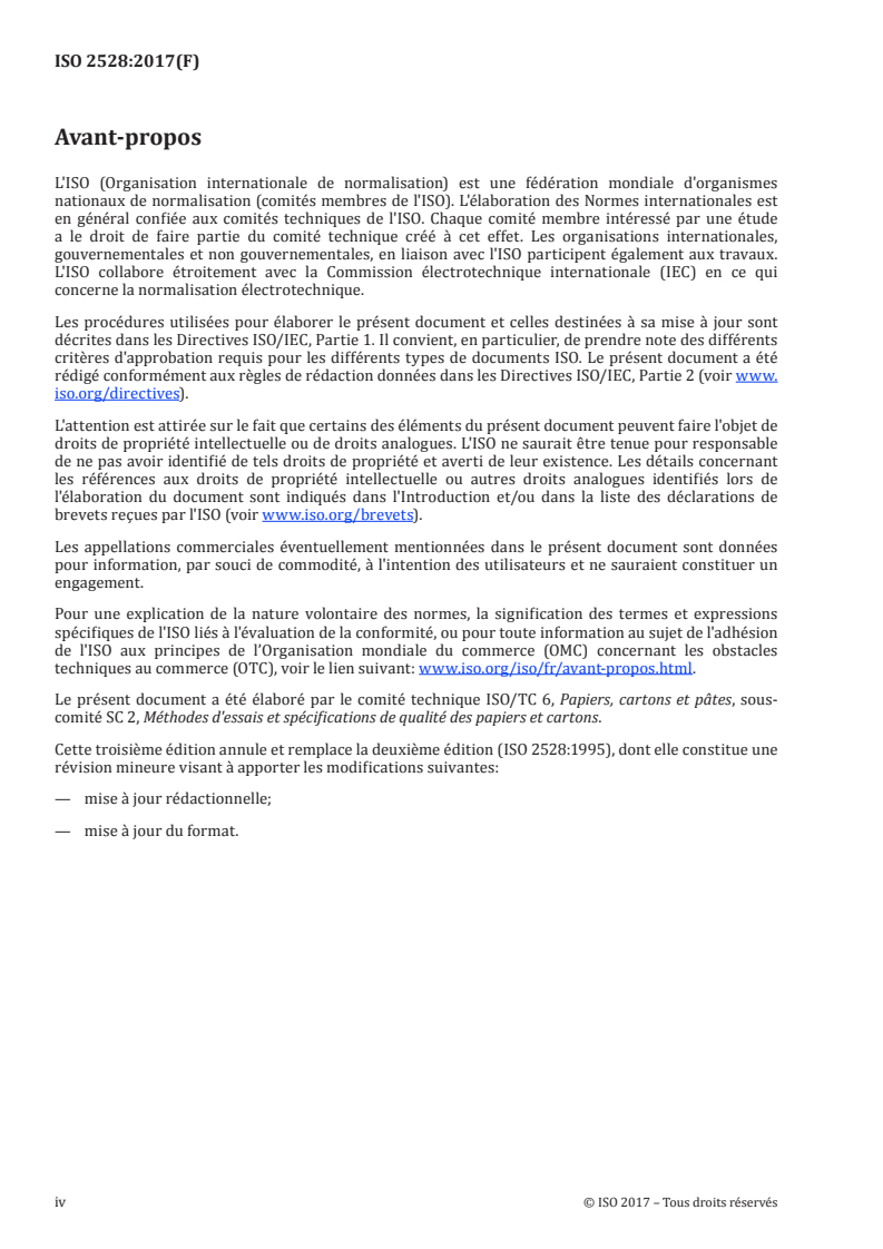 SIST ISO 2528:2018 ISO 2528:2017 - Matériaux en feuilles — Détermination du coefficient de transmission de la vapeur d'eau — Méthode (de la capsule) par gravimétrie/13/2017 - Page 4 preview