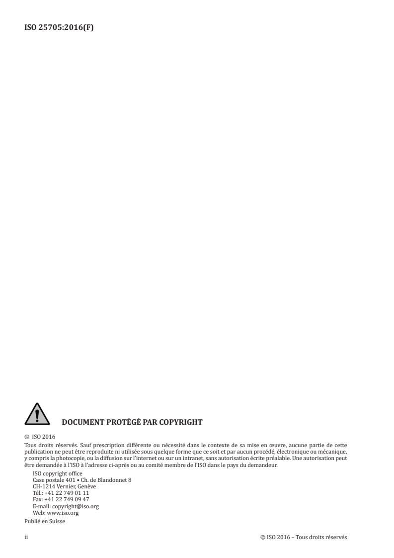 ISO 25705:2016 ISO 25705:2016 - Engrais — Dosage des condensats d'urée par chromatographie liquide haute performance (HPLC) — Isobutylidène diurée et crotonylidène diurée (méthode A) et oligomères de méthylène-urée (méthode B)/17/2019 - Page 2 preview
