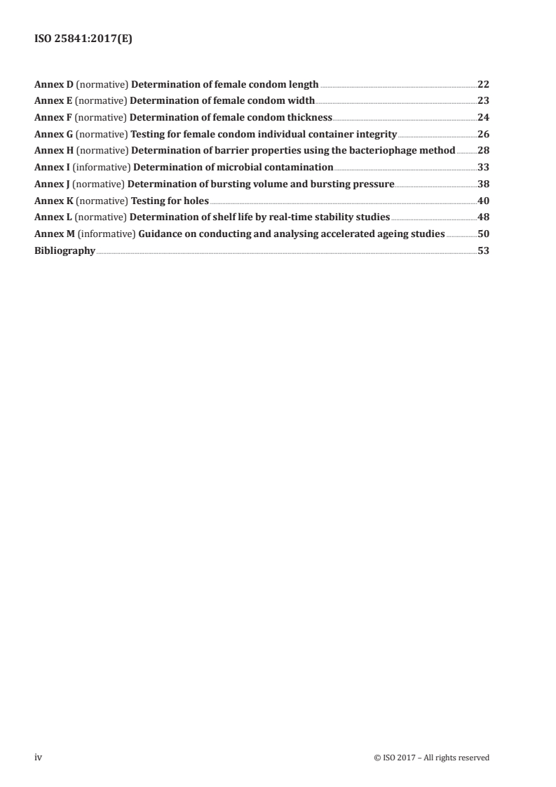 ISO 25841:2017 ISO 25841:2017 - Female condoms — Requirements and test methods/14/2017 - Page 4 preview