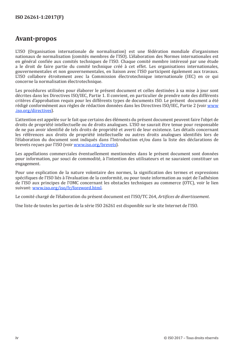 ISO 26261-1:2017 ISO 26261-1:2017 - Artifices de divertissement — Catégorie 4 — Partie 1: Terminologie/21/2017 - Page 4 preview