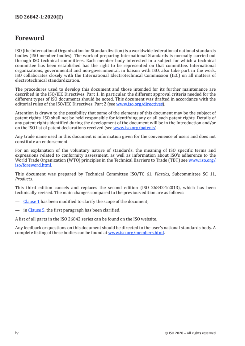 ISO 26842-1:2020 ISO 26842-1:2020 - Adhesives — Test methods for the evaluation and selection of adhesives for indoor wood products — Part 1: Resistance to delamination in non-severe environments/15/2020 - Page 4 preview