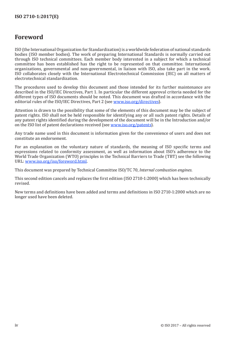 ISO 2710-1:2017 ISO 2710-1:2017 - Reciprocating internal combustion engines — Vocabulary — Part 1: Terms for engine design and operation/22/2017 - Page 4 preview