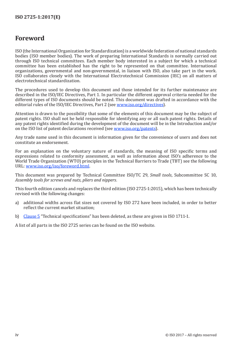 ISO 2725-1:2017 ISO 2725-1:2017 - Assembly tools for screws and nuts — Square drive sockets — Part 1: Hand-operated sockets/1/2017 - Page 4 preview
