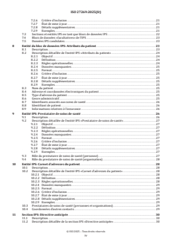 ISO 27269:2025 - Informatique de santé — Résumé international du dossier médical du patient
Released:10. 09. 2025 - Page 4 preview