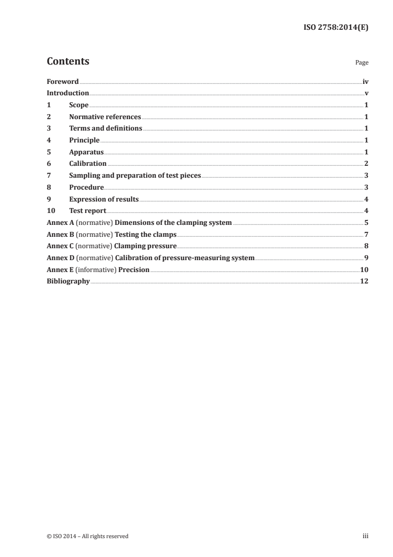 ISO 2758:2014 ISO 2758:2014 - Paper — Determination of bursting strength/14/2014 - Page 3 preview