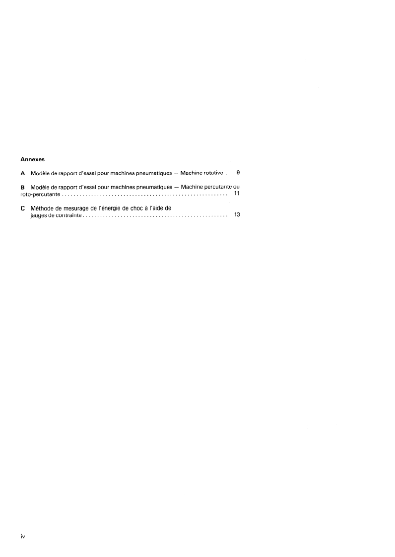 ISO 2787:1984 ISO 2787:1984 - Machines pneumatiques rotatives, percutantes et roto-percutantes — Essais de fonctionnement/1/1984 - Page 4 preview