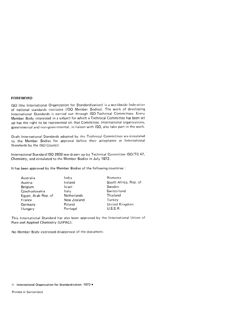 ISO 2832:1973 ISO 2832:1973 - Sodium fluoride for industrial use — Determination of moisture content/1/1973 - Page 2 preview