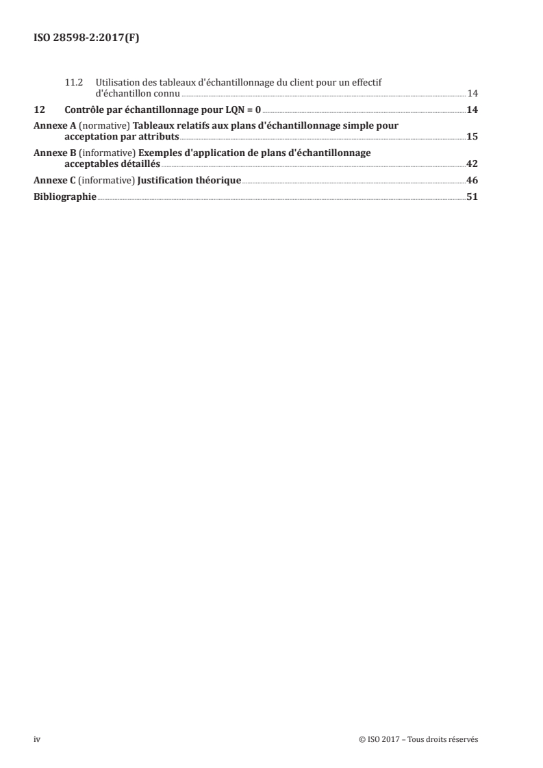 ISO 28598-2:2017 ISO 28598-2:2017 - Règles d'échantillonnage pour acceptation fondées sur le principe d'attribution de priorités (APP) — Partie 2: Plans d'échantillonnage simple coordonnés pour l'échantillonnage pour acceptation par attributs/17/2017 - Page 4 preview