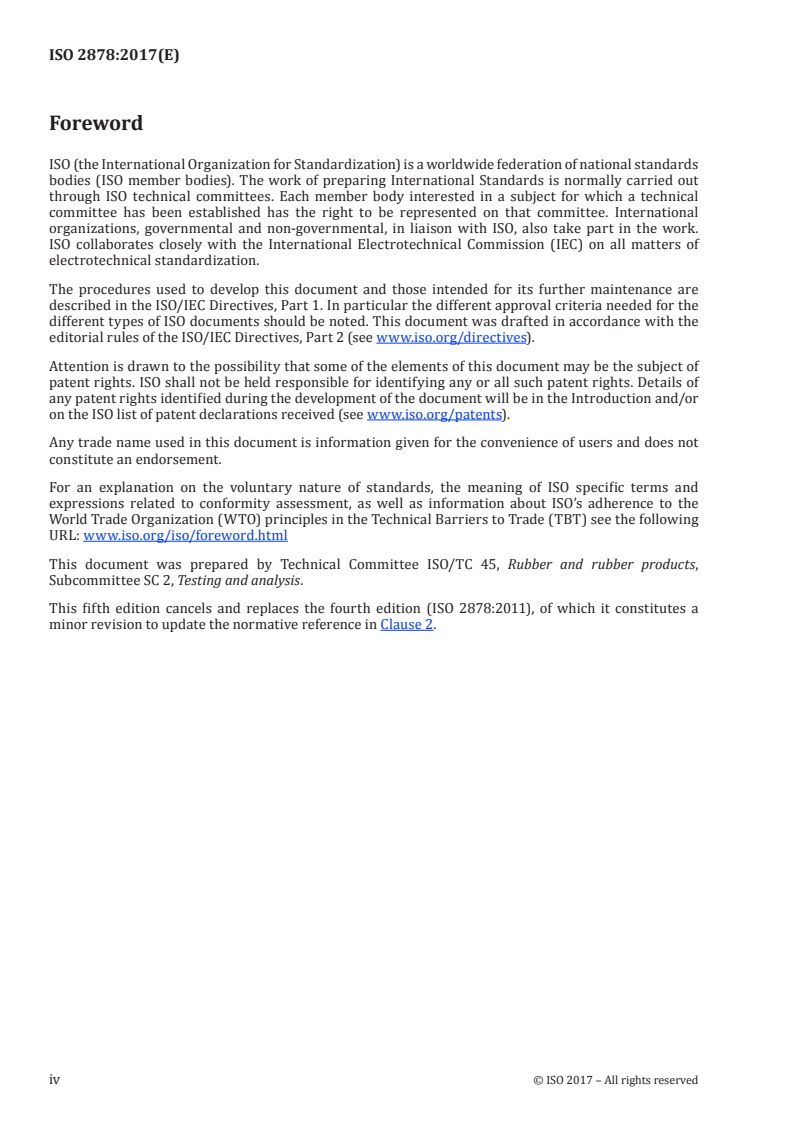 ISO 2878:2017 ISO 2878:2017 - Rubber, vulcanized or thermoplastic — Antistatic and conductive products — Determination of electrical resistance/12/2017 - Page 4 preview