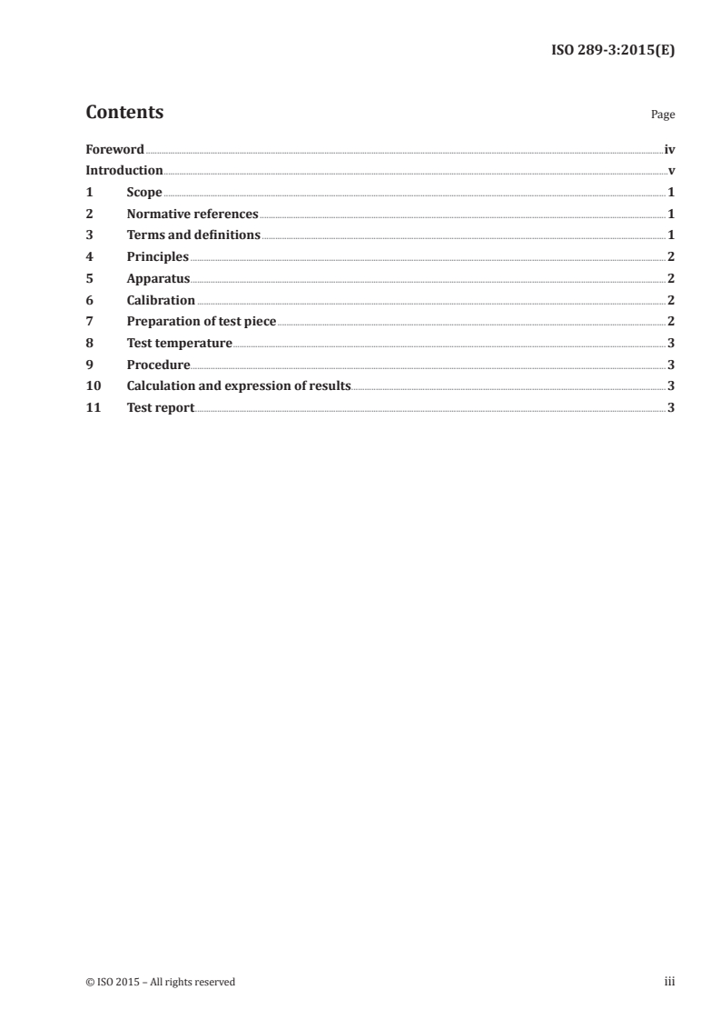 ISO 289-3:2015 ISO 289-3:2015 - Rubber, unvulcanized — Determinations using a shearing-disc viscometer — Part 3: Determination of the Delta Mooney value for non-pigmented, oil-extended emulsion-polymerized SBR/9/2015 - Page 3 preview